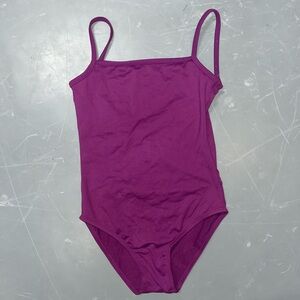 Girls Leotard - Camisole w/ Cross Low Back